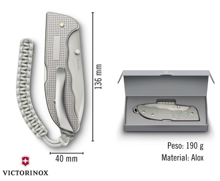 Canivete Victorinox Evoke Alox Cinza